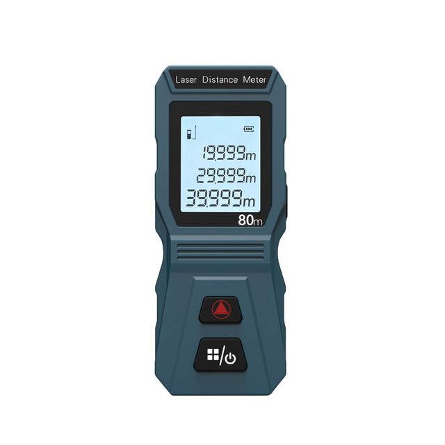 Ultra-Portable Laser Distance Meter, Self-Luminous Screen + 5000 Measurements Battery Life