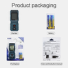 Ultra-Portable Laser Distance Meter, Self-Luminous Screen + 5000 Measurements Battery Life